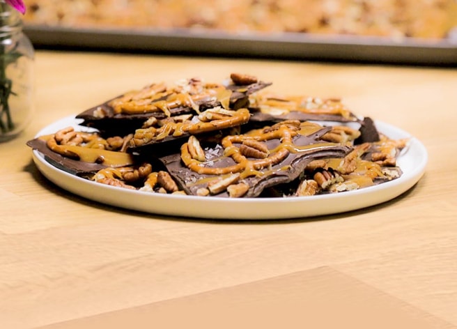Werther’s Original Recipes – Caramel Chocolate Pretzel Bark