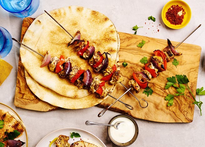 Werther’s Original Recipes – Caramel & Mustard Chicken Skewers