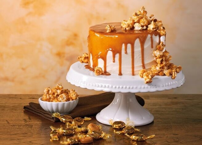 Werther's Original Recipes – Caramel Popcorn Cake