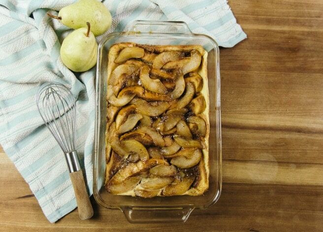 Werther's Original Recipes – Pear Caramel-Baked French Toast