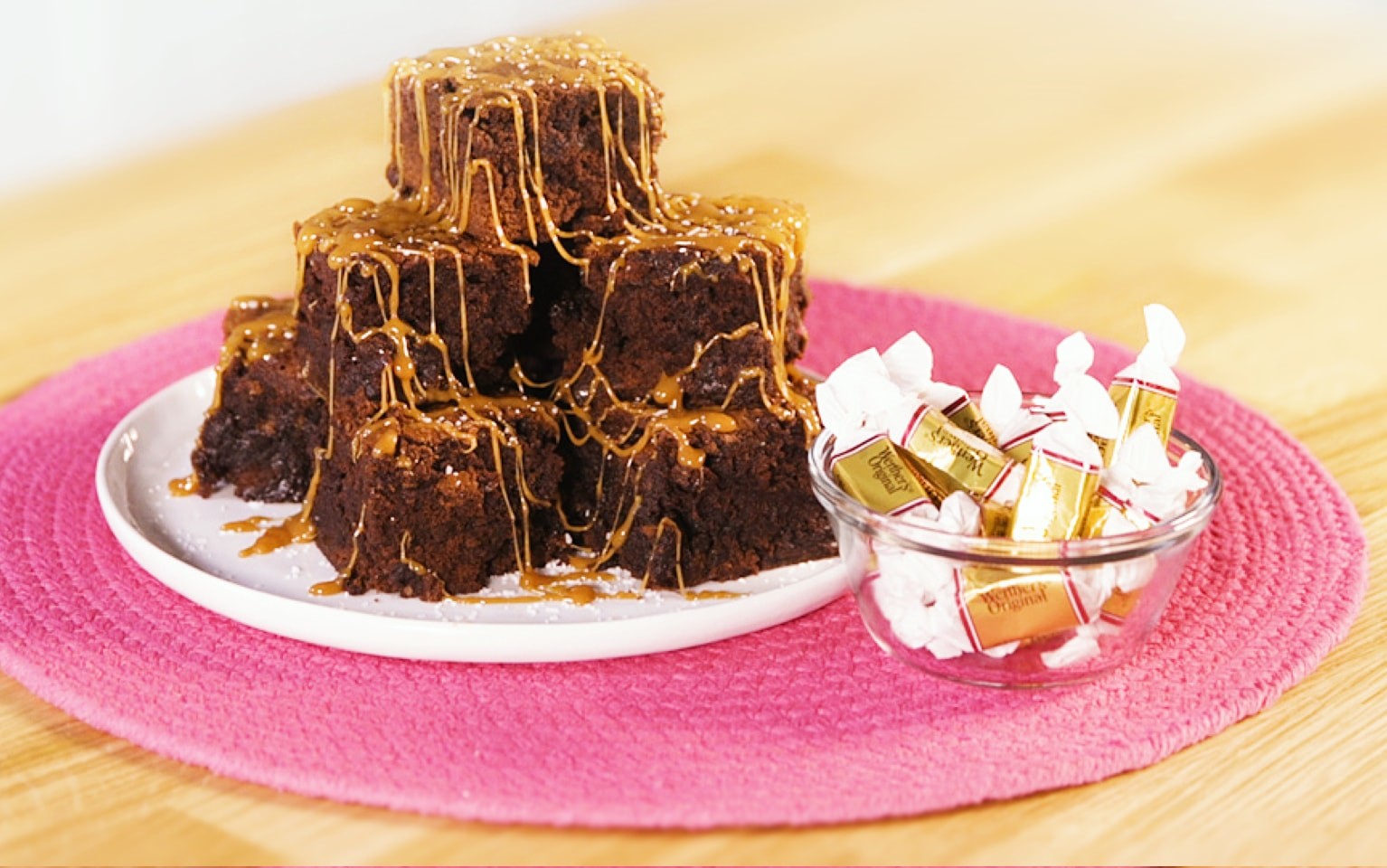 Werther's Salted Caramel Brownies
