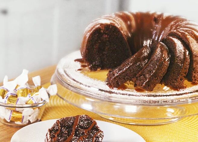 Werther's Original Recipes - Chocolate Caramel Éclair Cake